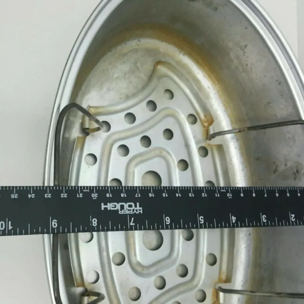 Vintage WEAR-EVER Aluminum Roaster pan #2634 USA 3 piece